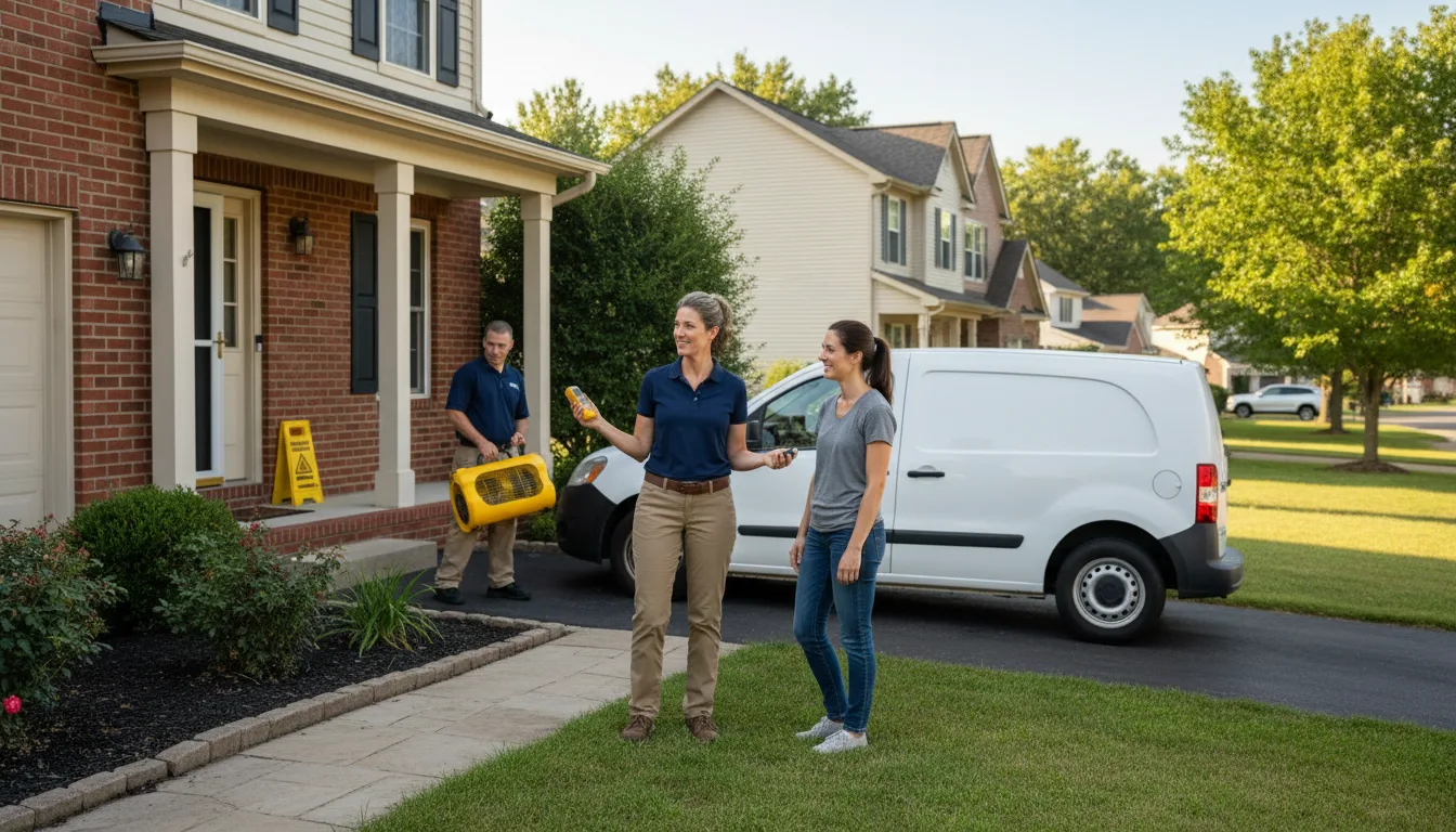 Water restoration image for Dehumidification And Cleanup Services in Winfield, AL